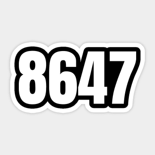 8647 Sticker